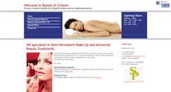 Desktop Screenshot of beautyatscissors.co.uk